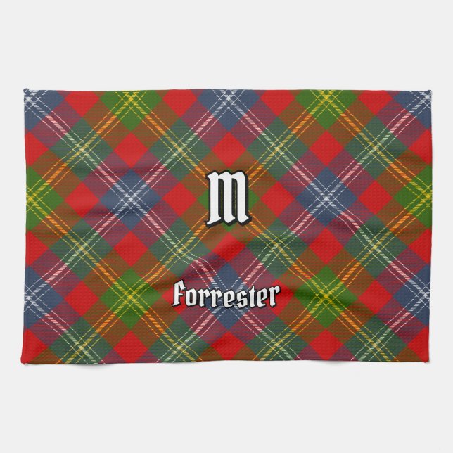 Klan Forrester Tartan Kökshandduk (Horisontell)