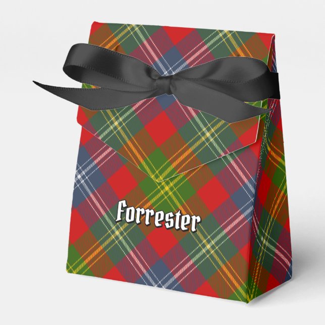 Klan Forrester Tartan Presentaskar (Framsidan Sidan)