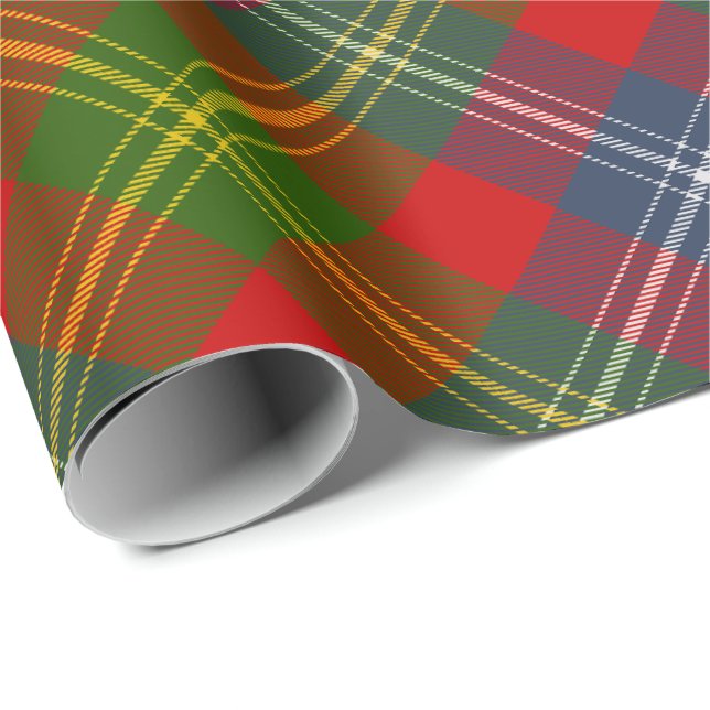 Klan Forrester Tartan Presentpapper (Rullad Hörn)