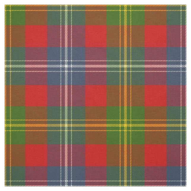 Klan Forrester Tartan Tyg (Provkarta)