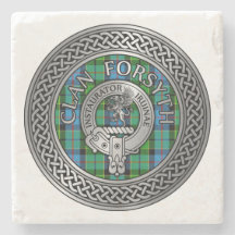 Klan Forsyth Vapensköld & Tartan Knot