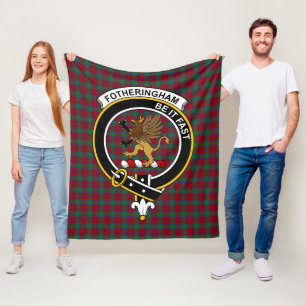 Klan Fotheringham Tartan Play Fleecefilt