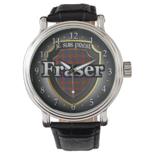 Klan Fraser av den Lovat Skottland firandeklockan Armbandsur