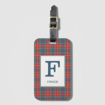Klan Fraser av Lovat Ancient Tartan Monogrammed