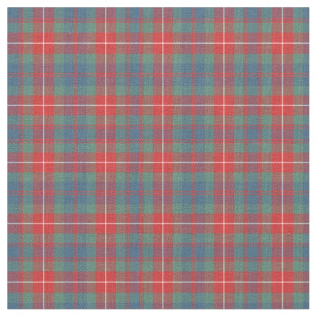 Klan Fraser av Lovat Ancient Tartan Tyg (Närbild)