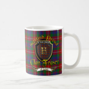 Klan Fraser av Lovat skotska stolt koppmuggar Kaffemugg