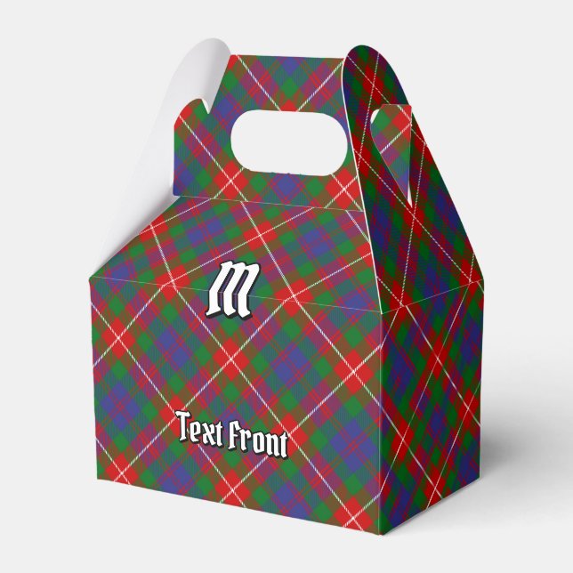 Klan Fraser av Lovat Tartan Favor Box Presentaskar (Framsidan Sidan)
