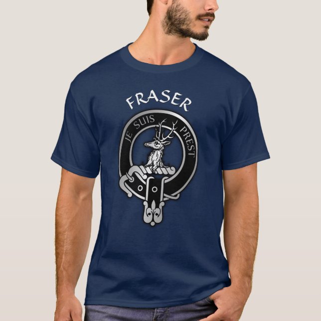 Klan Fraser av Lovat Vapensköld T-Shirt (Framsida)