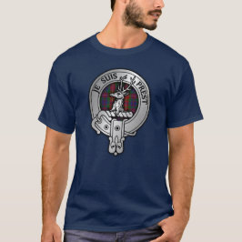 Klan Fraser av Lovat Vapensköld & Tartan T Shirt