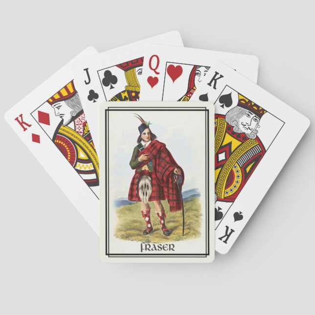 Klan Fraser Classic Scotland Casinokort (Baksidan)