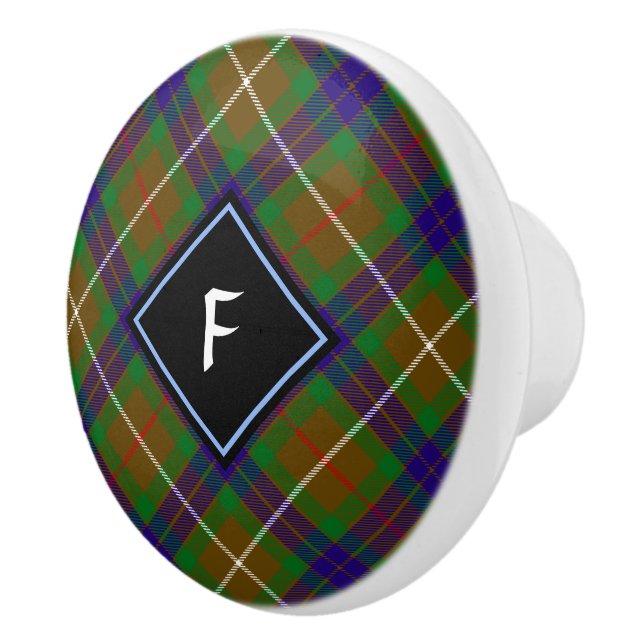 Klan Fraser Hunting Tartan Ceramic Knob Knopp (Höger)