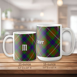 Klan Fraser Hunting Tartan Coffee Mugg