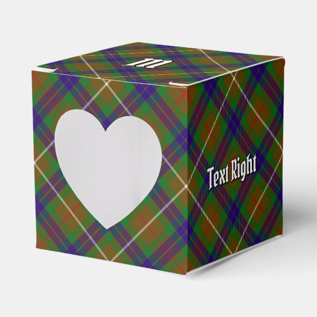 Klan Fraser Hunting Tartan Favor Box Presentaskar (Framsidan Sidan)