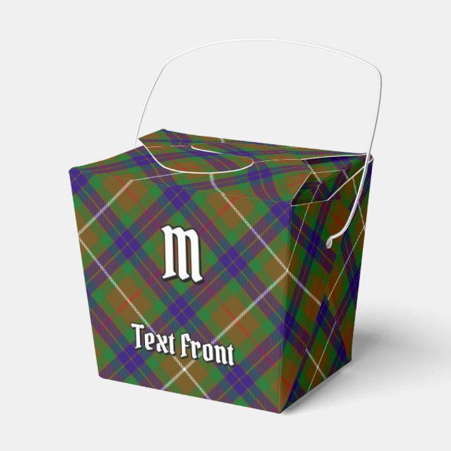 Klan Fraser Hunting Tartan Favor Box Presentaskar (Framsidan Sidan)