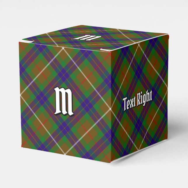 Klan Fraser Hunting Tartan Favor Box Presentaskar (Framsidan Sidan)