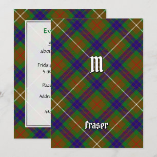 Klan Fraser Hunting Tartan-inbjudan Inbjudningar