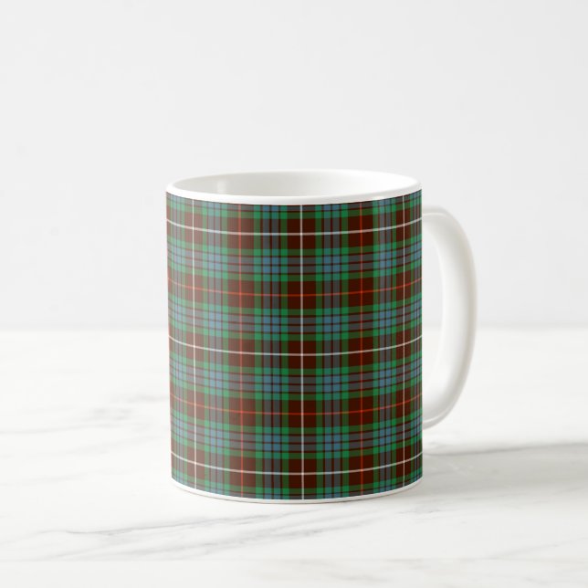 Klan Fraser Hunting Tartan Kaffemugg (Framsida höger)