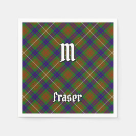 Klan Fraser Hunting Tartan Napkins Pappersservett