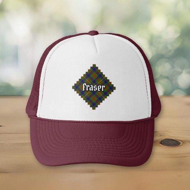 Klan Fraser Hunting Tartan Truckerkeps (Skapare uppladdad)