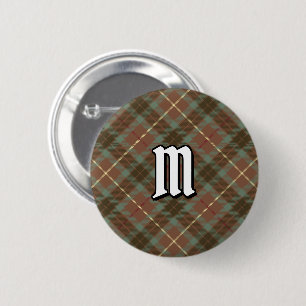 Klan Fraser Hunting Weasted Tartan Button Knapp