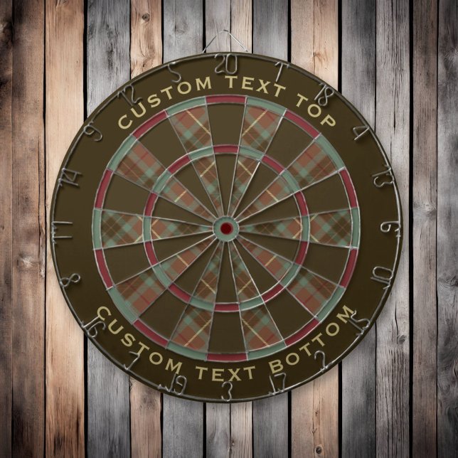 Klan Fraser Hunting Weasted Tartan Dart Board Darttavla (Skapare uppladdad)