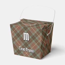 Klan Fraser Hunting Weasted Tartan Favor Box Presentaskar