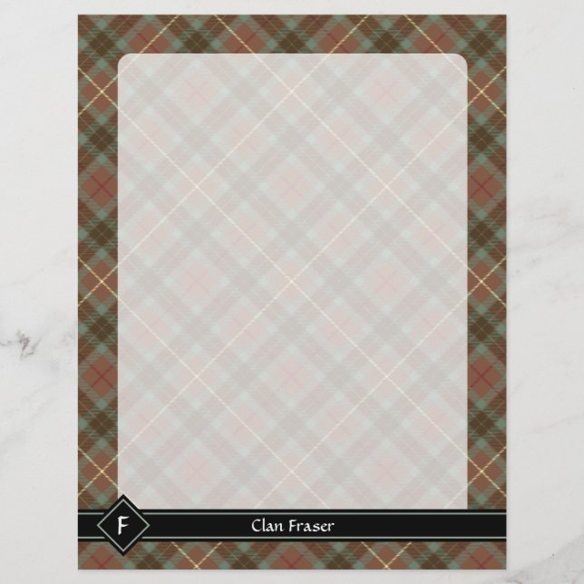 Klan Fraser Hunting Weasted Tartan Flyer (Framsidan)