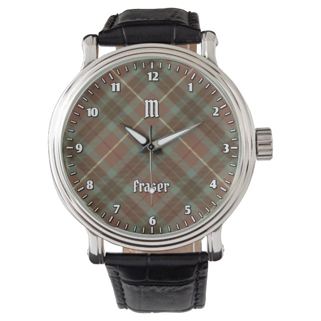 Klan Fraser Hunting Weasted Tartan Watch Armbandsur (Framsida)