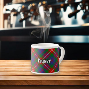 Klan Fraser of Lovat Tartan Espressomugg