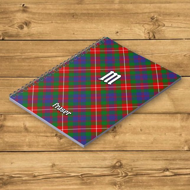Klan Fraser of Lovat Tartan Notebook Anteckningsbok (Skapare uppladdad)