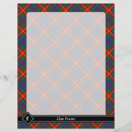 Klan Fraser of Lovat Tartan Reklamblad