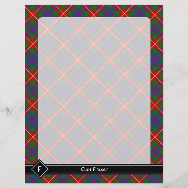 Klan Fraser of Lovat Tartan Reklamblad (Framsidan)