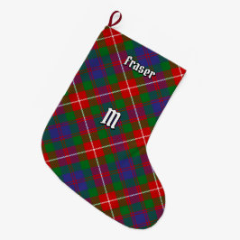 Klan Fraser of Lovat Tartan Stor Julstrumpa