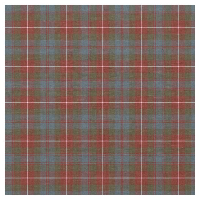 Klan Fraser of Lovat Weasted Tartan Tyg (Närbild)