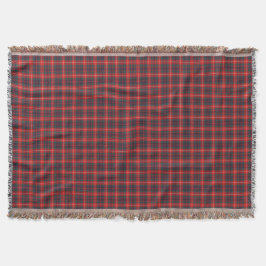 Klan Fraser Red and Navy Modern Scottish Tartan Mysfilt