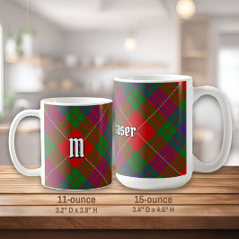 Klan Fraser Tartan Coffee Mugg