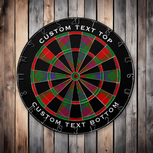 Klan Fraser Tartan Dart Board Darttavla