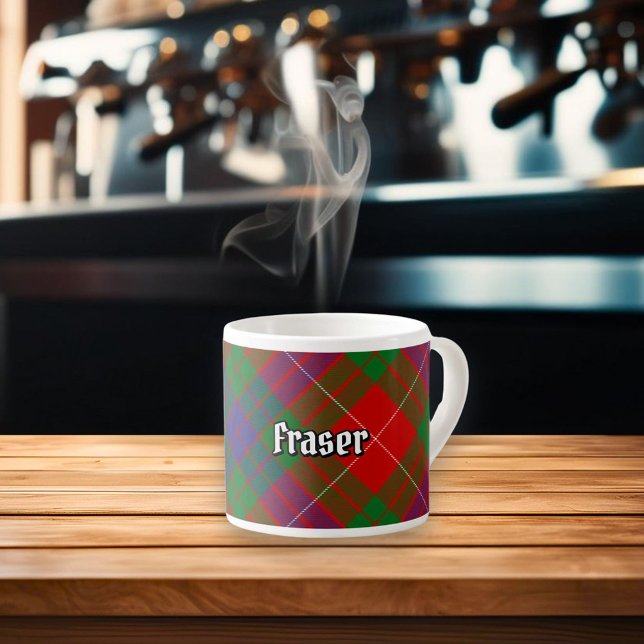 Klan Fraser Tartan Espresso Kopp Espressomugg (Skapare uppladdad)