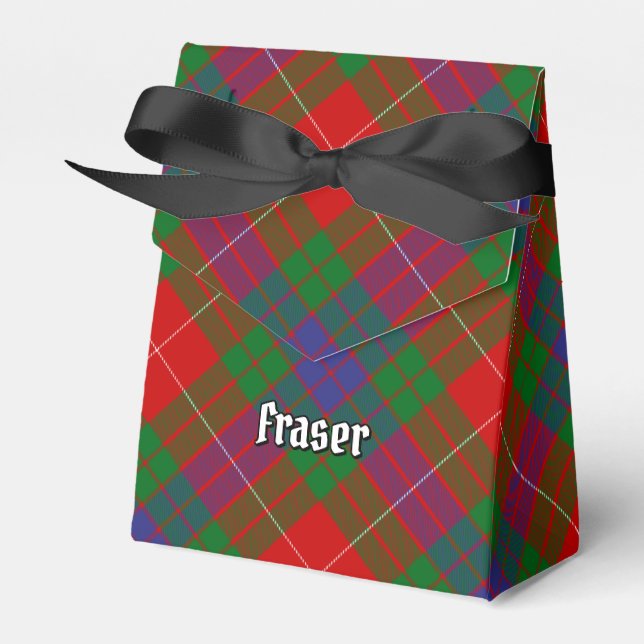 Klan Fraser Tartan-favoritruta Presentaskar (Framsidan Sidan)