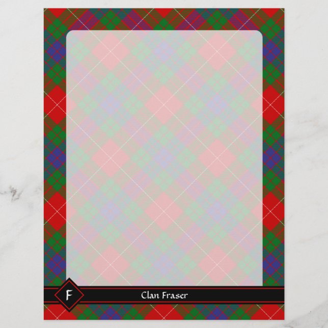 Klan Fraser Tartan Flyer (Framsidan)