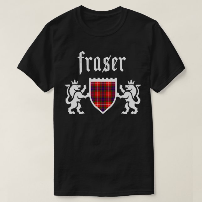 Klan Fraser Tartan Scottish Play Fraser Family T Shirt (Design framsida)