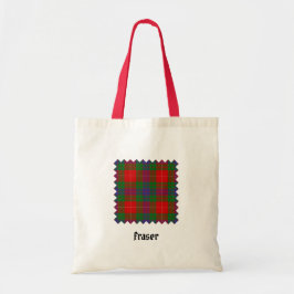 Klan Fraser Tartan Tote Bag Tygkasse