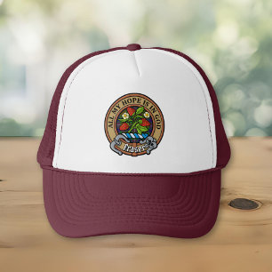 Klan Fraser Vapensköld över jakt på Tartan Trucker Keps