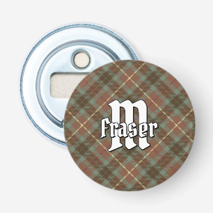 Klan Fraser Weasted Hunting Tartan Flasköppnare