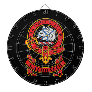 Klan Galbraith Dart Board med Vapensköld Darttavla