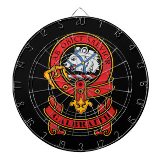 Klan Galbraith Dart Board med Vapensköld Darttavla