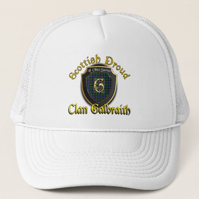 Klan Galbraith Scottish Dynasty Cap Truckerkeps (Framsida)