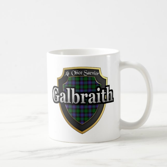 Klan Galbraith Scottish Dynasty Tartan Mugg Kopp (Höger)