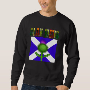 Klan Gibbs Tartan Scottish Family Namn Scotland Pr Lång Ärmad Tröja