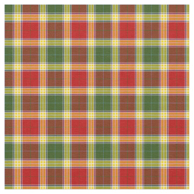 Klan Gibbs Tartan Tyg (Närbild)